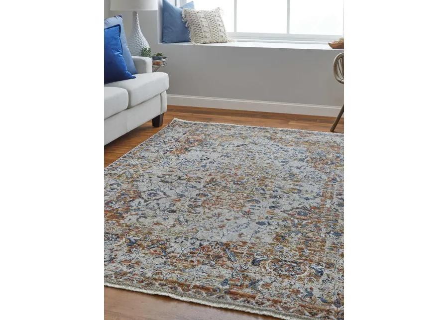 Kaia 39HVF Tan/Ivory/Orange 9'8" x 12'8" Rug