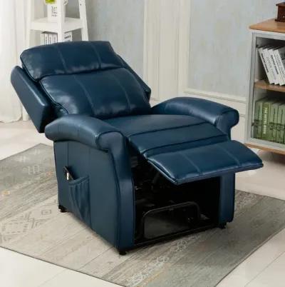 Comfort Pointe Lehman Navy Blue Traditional Lift Chair