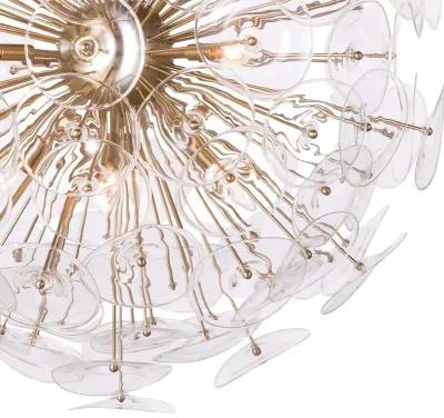 Poppy Glass Chandelier Large