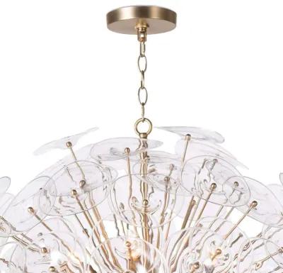 Poppy Glass Chandelier Large