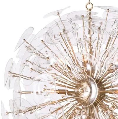 Poppy Glass Chandelier Large