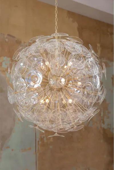 Poppy Glass Chandelier Large