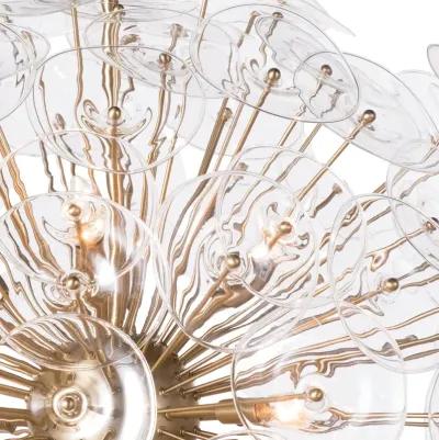 Poppy Glass Chandelier Large