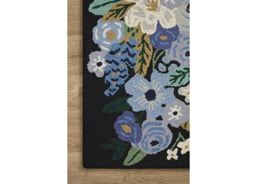 Minnie MIN08 Black 2'3" x 3'9" Rug