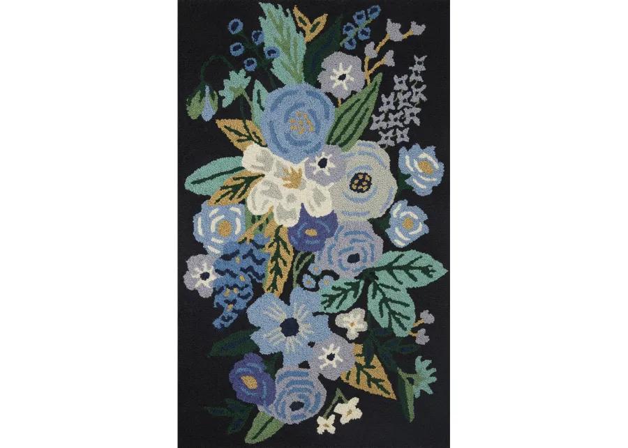 Minnie MIN08 Black 2'3" x 3'9" Rug