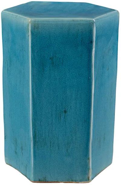 Porto Ceramic Azure Side Table-Large