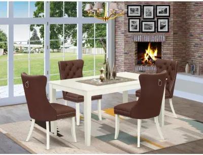 5 Piece Kitchen Table & Chairs Set