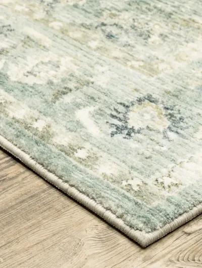 Savoy 5'3" x 7'3" Green Rug