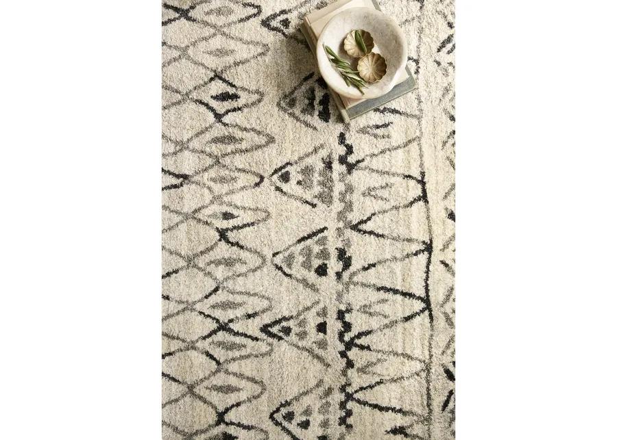 Emory EB09 Black/Ivory 3'10" x 5'7" Rug