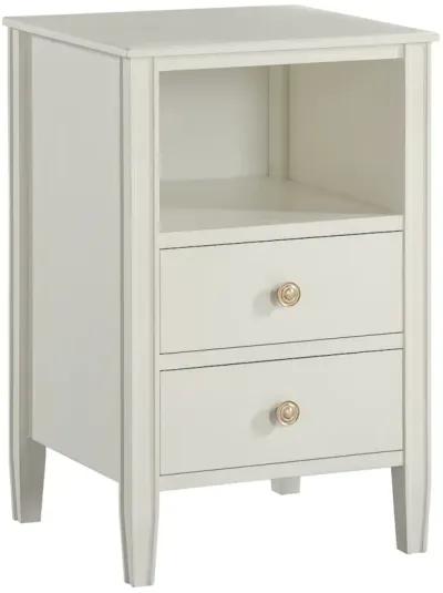 Comfort Pointe Winsley 2-drawer storage Nightstand - Antique White