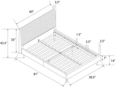 Mr. Kate Daphne Upholstered Bed