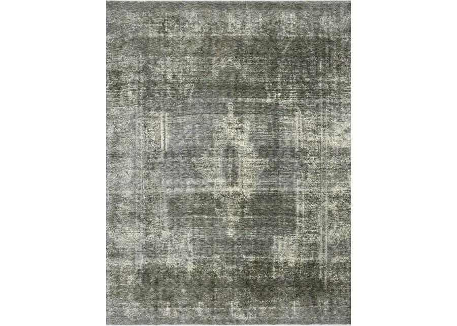 Kennedy KEN01 Bluestone 3'7" x 5'2" Rug by Magnolia Home by Joanna Gaines