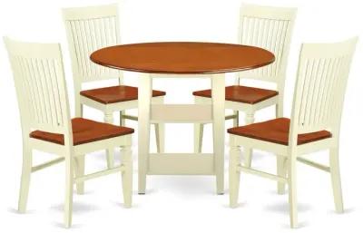 Dining Room Set Buttermilk & Cherry