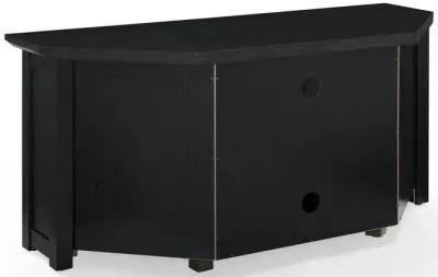 Camden 48" Corner Tv Stand W/Fireplace Black