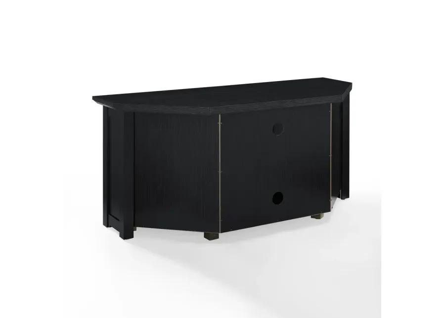 Camden 48" Corner Tv Stand W/Fireplace Black