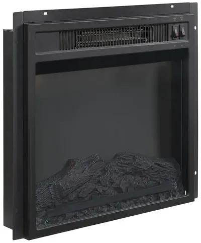 Camden 48" Corner Tv Stand W/Fireplace Black