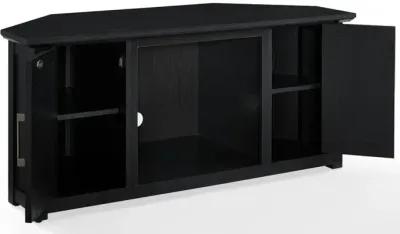 Camden 48" Corner Tv Stand W/Fireplace Black