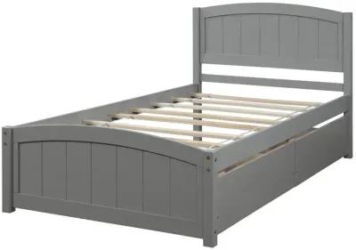 Merax Platform Bed with Two Drawers