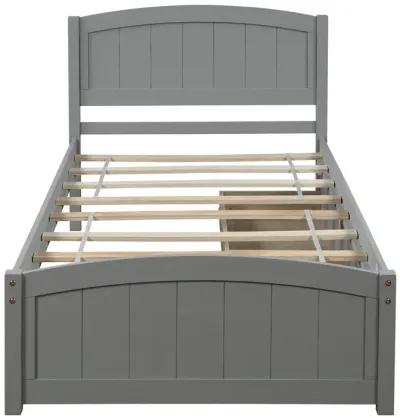 Merax Platform Bed with Two Drawers