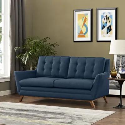 Beguile Upholstered Fabric Loveseat