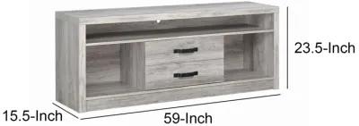 Fantastic Gray driftwood tv console-Benzara