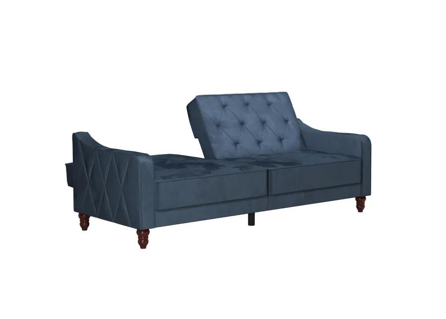 Vintage Tufted Split Back Futon