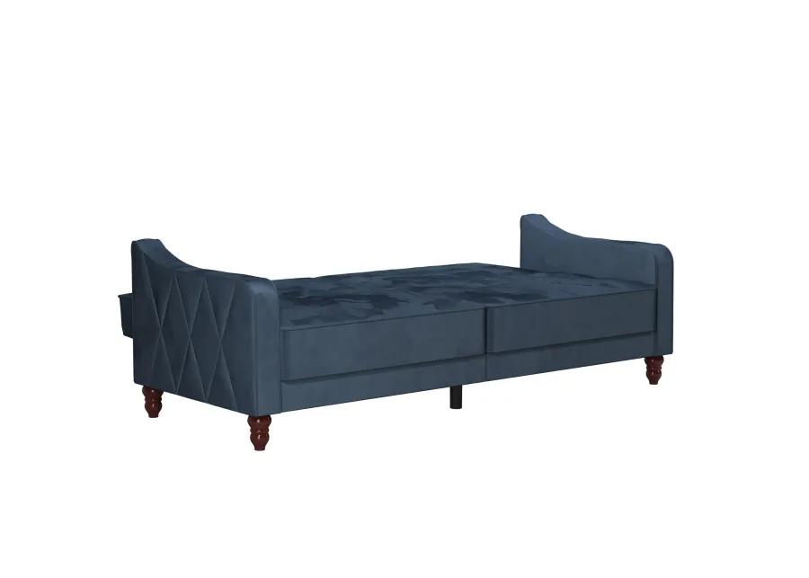 Vintage Tufted Split Back Futon