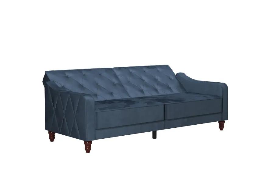 Vintage Tufted Split Back Futon