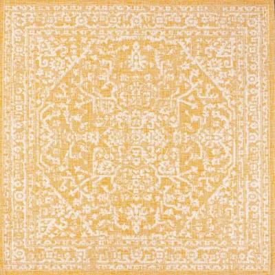 Malta Bohemian Medallion Textured Weave Indoor/Outdoor Area Rug