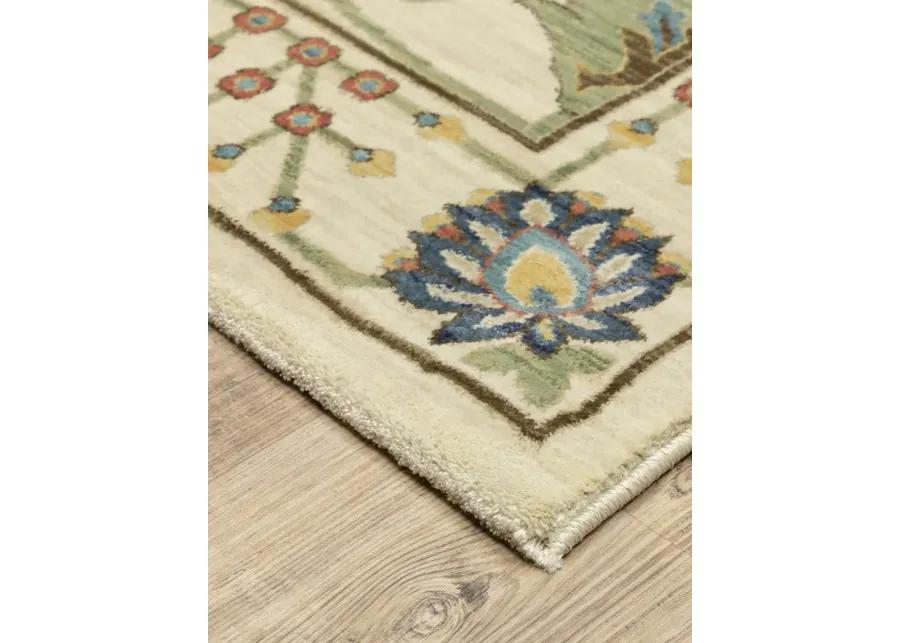 Francesca 5'3" x 7'6" Ivory Rug