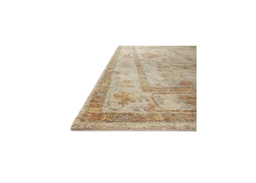 Clement CLM01 Pebble/Multi 4' x 6' Rug