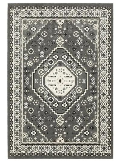 Raylan 5'3" x 7'6" Grey Rug