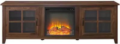 Belen Kox Farmhouse Fireplace TV Stand, Belen Kox