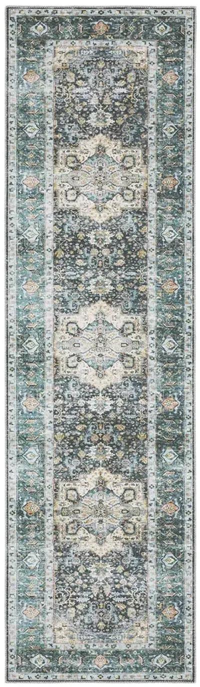 Charleston 2' x 8' Blue Rug