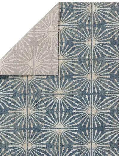 Polaris Calvary Blue 5'3" x 7'6" Rug