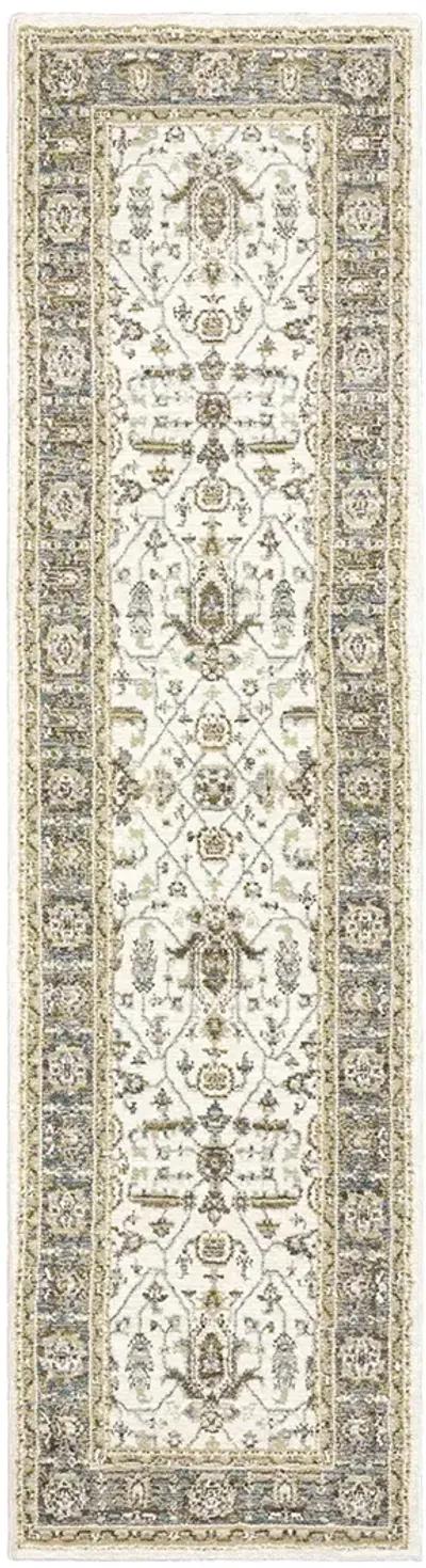 Andorra 6'7" x 9'6" Ivory Rug