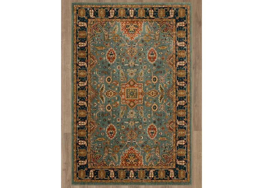 Spice Market Deir Aquamarine 3' 5" X 5' 5" Rug