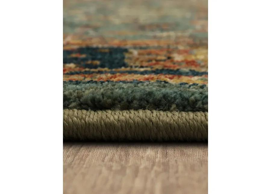 Spice Market Deir Aquamarine 3' 5" X 5' 5" Rug