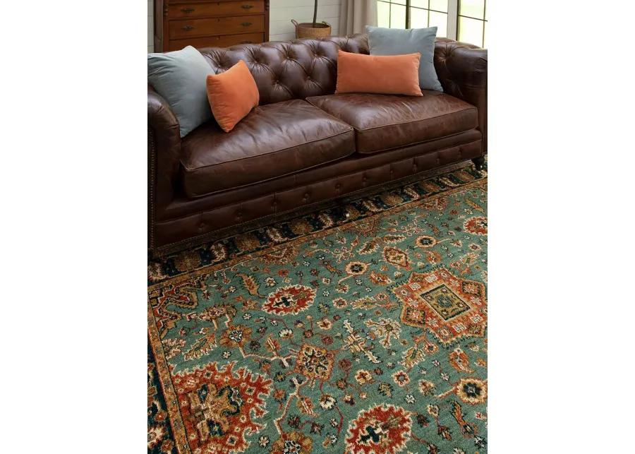 Spice Market Deir Aquamarine 3' 5" X 5' 5" Rug