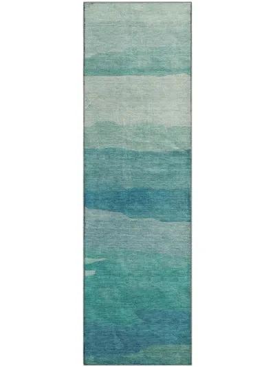 Pacifica PA9 Turquoise 2'3" x 7'6" Rug