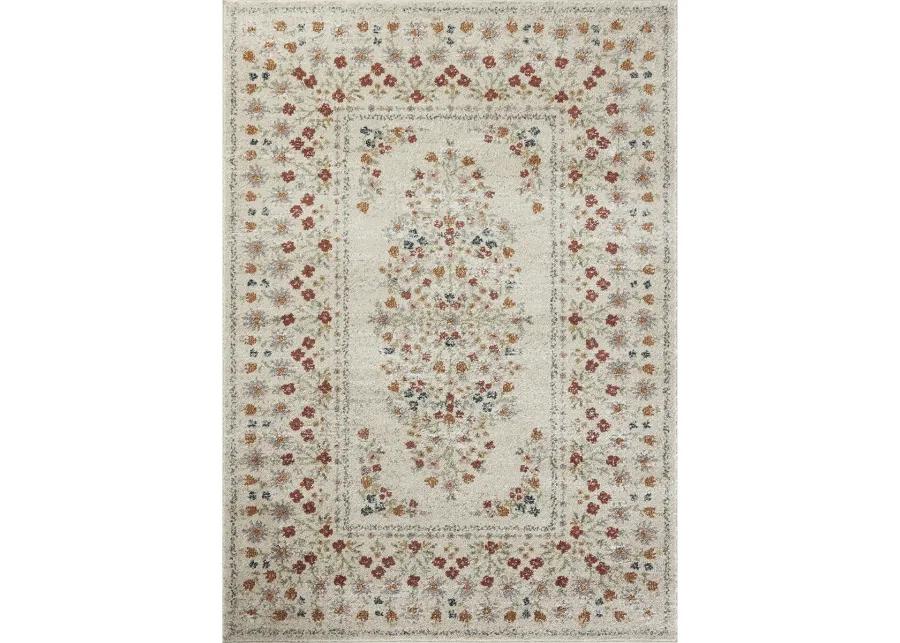 Laurel LAU-02 Linen 2''8" x 8' Rug by Rifle Paper Co.