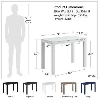 Parsons Computer Desk with Drawer