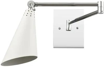 Luca 9'' High 1-Light Silver Sconce