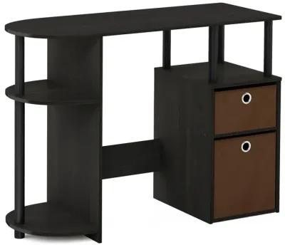 Furinno 15111 JAYA Simplistic Computer Study Desk with Bin Drawers