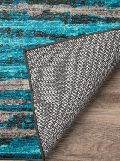 Brisbane BR4 Teal 3' x 5' Rug