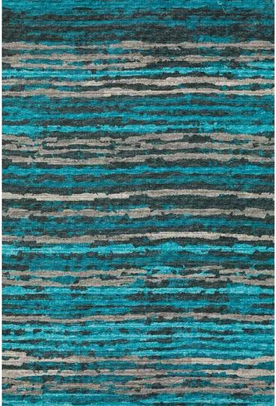 Brisbane BR4 Teal 3' x 5' Rug