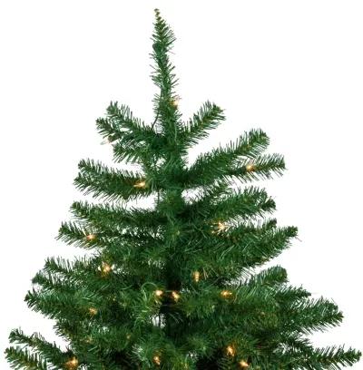 9' Pre-Lit Twin Falls Pine Artificial Christmas Tree  Clear Lights