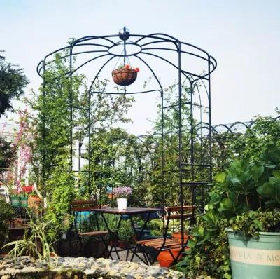 Birdcage Shaped Metal Garden Arch Gazebo