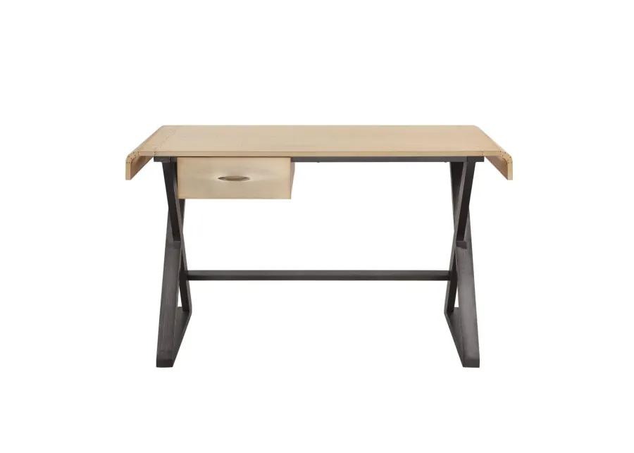 Danton Desk, Gold Aluminum 92424