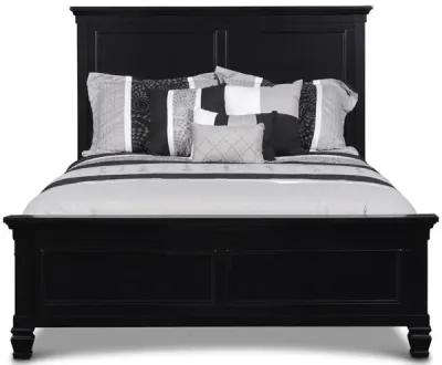 New Classic Furniture Furniture Tamarack 3/3 Solid Wood Twin Bed in Black